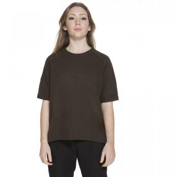 Gant Green Wool-Angora Blend Logo Sweater - L