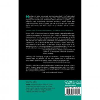 Matemáticas Esenciales para la Investigación Política y Social - Tapa Dura, Métodos Analíticos para la Investigación Social