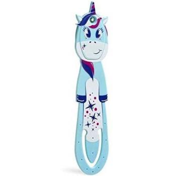 Lámpara de Lectura Flexilight Pals Unicornio Azul - 2 en 1 Lámpara y Marcador LED - Regalo para Lectores y Amantes de los Libros