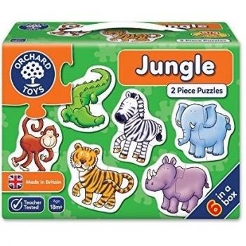 Orchard_Toys - Puzzle infantil, diseño de animales de la selva