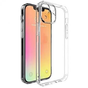 Carcasa Híbrida iPhone 14 (Bumper + Trasera Transparente) Transparente