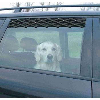 TRIXIE Rejilla Ventilación para Coche, 24-70 cm, Negro, Perro