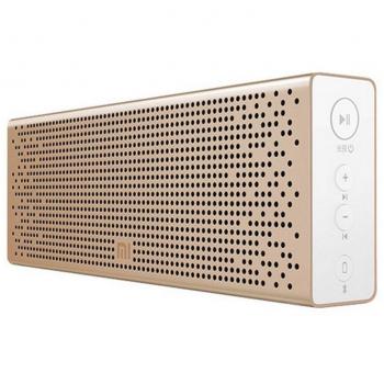 Mi Bluetooth Speaker, Altavoz rectangular con Bluetooth y Soporte manos libres para llamadas, color dorado