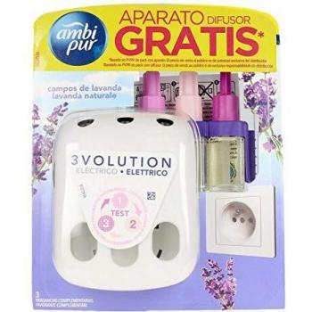 Ambientador Eléctrico Ambi Pur Set + Recambio Lavanda 21 ml