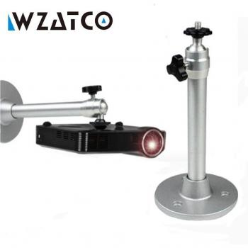 Soporte de Techo para Proyector WZATCO - Mini Soporte Metálico con Capacidad de Trípode y Montaje en Pared