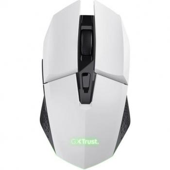 Trust Gaming GXT 110 Felox Ratón Inalámbrico Recargable, Batería de hasta 80 Horas, Ajuste DPI 800-4800, Iluminación LED RGB Multicolor, 6 Bot