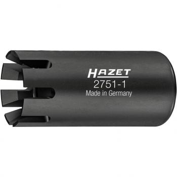 Inserto de llave de vaso HAZET 2751-1 para turbocompresor, perfil especial, Square 6,3 mm