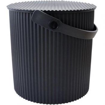 Cubo de Almacenamiento Hachiman Omnioutil - Mediano - 10 Litros - Negro - 28,2x26,7x26,5cm