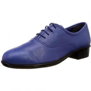 Camper Casi Jazz, Zapatos de Cordones Oxford Mujer, Azul Medium Blue 420, 39 EU