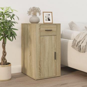 Escritorio móvil de roble Sonoma 40x49x75 cm madera multicapa vidaXL
