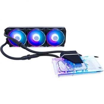Alphacool Eiswolf 2 AIO Sistema de Refrigeración Líquida Todo en Uno 12 cm Negro Transparente para Tarjeta Gráfica RTX 3080 Founders Edition