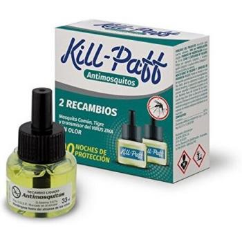 Kill Paff 08853 Insecticida Eléctrico Antimosquitos - 2 Recambios