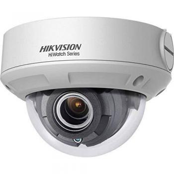 Cámara IP PoE Dome Motorzoom Hikvision HiWatch 4MP con WDR 120 dB y DNR 3D