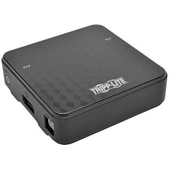 Tripp Lite 2-Port DisplayPort KVM Switch with Audio, Cables & USB Peripheral Sharing