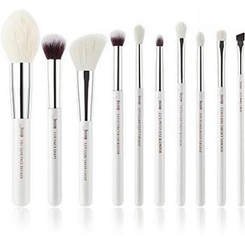 Jessup Beauty - Set de brochas 10 piezas - T243: White/Silver