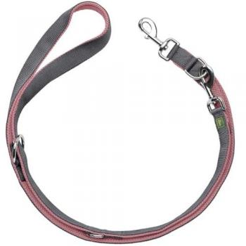 Correa para Perro Hunter Maldon Rosa 2 m Ajustable, tamaño: 15/200, color rosa viejo/gris
