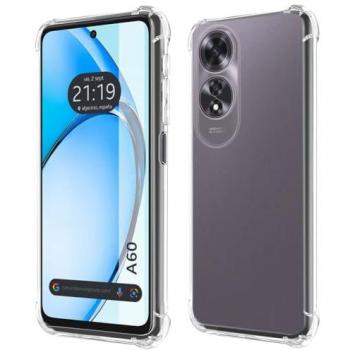 Funda Antigolpes Transparente de Silicona para Oppo A60 4G