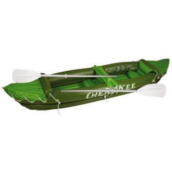 Waimea Cherokee - Kayak hinchable para 2 personas armeegruen limone weiß