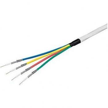 Cable coaxial Quattro 80 dB, doble apantallado, CCS, 100 m