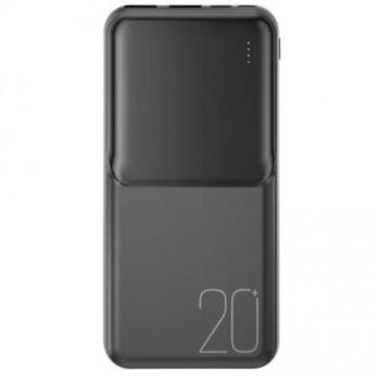 Powerbank XO PR252 20000mAh - USB-C y USB-A - Color Negro