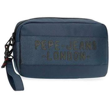 Pepe Jeans Bromley Bolso de Mano Azul 24,5x15x6 cms Poliéster