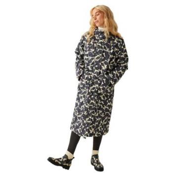 Regatta Orla Kiely Long Length Quilted Jacket Birdy Grey, Size: 16