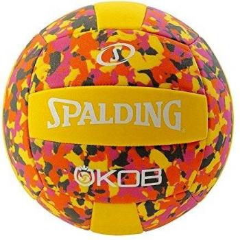 Spalding KOB 72-355Z Balón de Baloncesto, Unisex, Amarillo/Rosa, 5