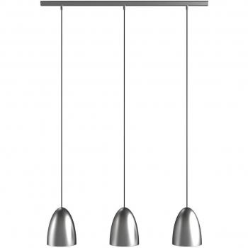 Lámpara Colgante Nordlux Nexus 20 cm Acero Cepillado 3 Focos