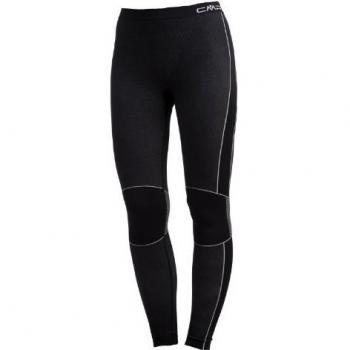 CMP Women's Seamless Base Layer Long Pants - Black XS-S
