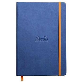 Cuaderno Rhodia 118748C A5 - Líneas horizontales - Zafiro