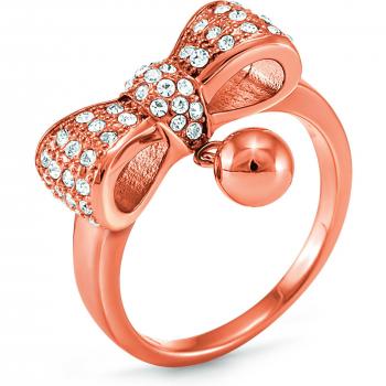 Anillo de mujer Folli Follie de acero inoxidable color rosa talla 16 (referencia: 3R15T005RC)
