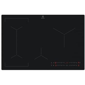 Placa de Inducción Electrolux EIV83443CT 78 cm, 4 Zonas, Negro Mate, Función Bridge