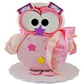 Dulce para pañales cocina con forma de cupcake - / para pañales de búho para pañales cocina con forma de cupcake para silla de bebé decorada con 2-Farbigenton