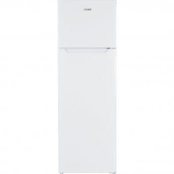Frigorífico Sauber Serie 1-166 F Dos Puertas Alto 166 cm Ancho 55 cm Blanco con Cajón para Verduras