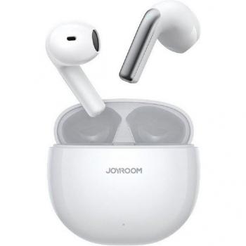 Auriculares Joyroom JR-PB1 True Wireless con Cancelación de Ruido ENC, IPX4, 8h de Batería - Blancos