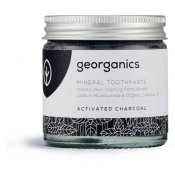 Georganics Natural Activated Charcoal Toothpaste, 60ml and 120ml