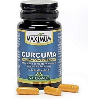 Naturando - Maximum cúrcuma 40 Unidades - Complemento Alimenticio Que Favorece La Función Digestiva