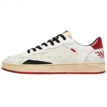 Crime London Men's White Leather Sneakers Size 43