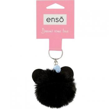 Llavero pompón negro Enso