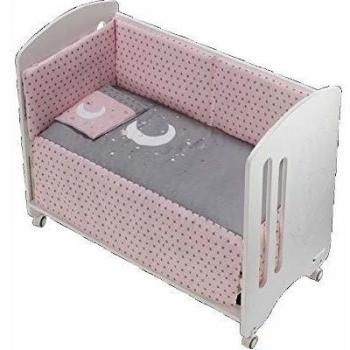 Conjunto edredón cuna desenfundable 3pcs LUNA UNIVERSO