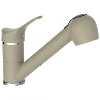 Mezclador de lavabo con spray extraíble GRANIT color arena