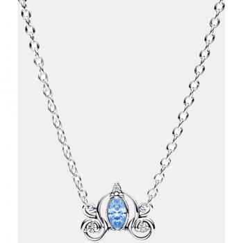 Pandora Disney Cinderella Carriage Silver Necklace 45cm