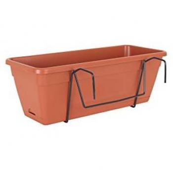 Maceta Rectangular de Plástico Terracota Artevasi 60 x 20 x 17,3 cm