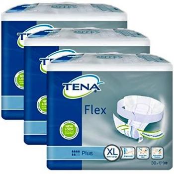 TENA Flex Plus XL - Pañales Absorbentes Extra Grandes para Incontinencia, 30 Unidades
