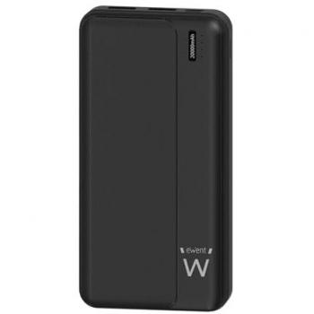 Powerbank Ewent EW1163 20000mAh, Cargador Portátil PD 22.5W, Entrada y Salida Tipo C, Triple Salida, Compatible con iPhone 15, Samsung, Xiaomi e iPad -