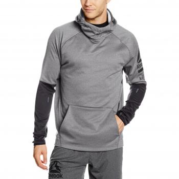 Reebok Sudadera para hombre One Series, otoño/invierno, hombre, color Gris oscuro, tamaño S
