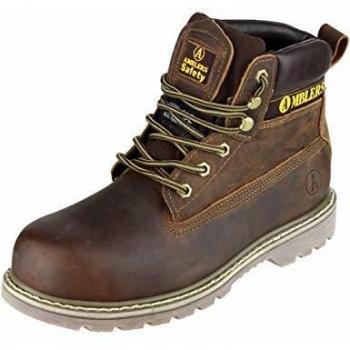 Unisex FS164 Welted Safety Boot in Brown 7