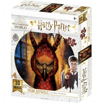 Puzzle 3D Lenticular Harry Potter Fawkes 300 piezas