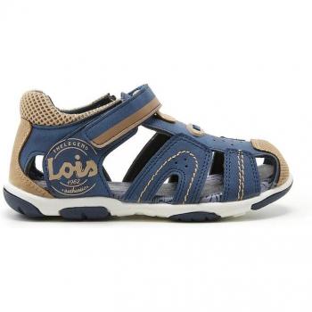 Sandalias cerradas de niño azul marino en sintético 46224-107