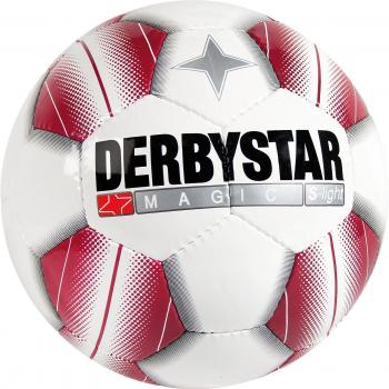 Derbystar Balón de fútbol Magic S-Light, Color blanco/rojo, 3, 1185300131